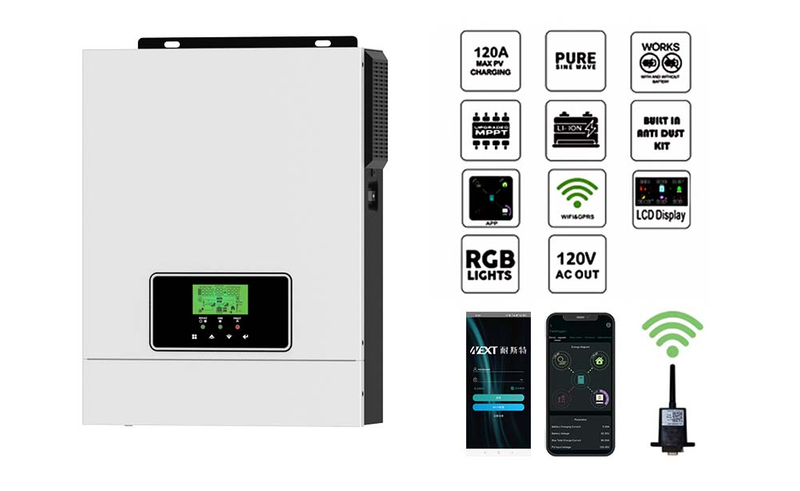 SUIVANT NML hors réseau onduleur solaire 3KW construit dans un chargeur solaire 80A MPPT