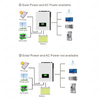 Onde sinusoïdale Pure 3KW 24V hors réseau onduleur solaire 80A MPPT chargeur solaire 