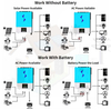 NEXT 6.2KW 48V hybride marche/arrêt réseau solaire tout en un onduleur systèmes d'énergie solaire onduleurs à onde sinusoïdale Pure 120A MPPT intégré